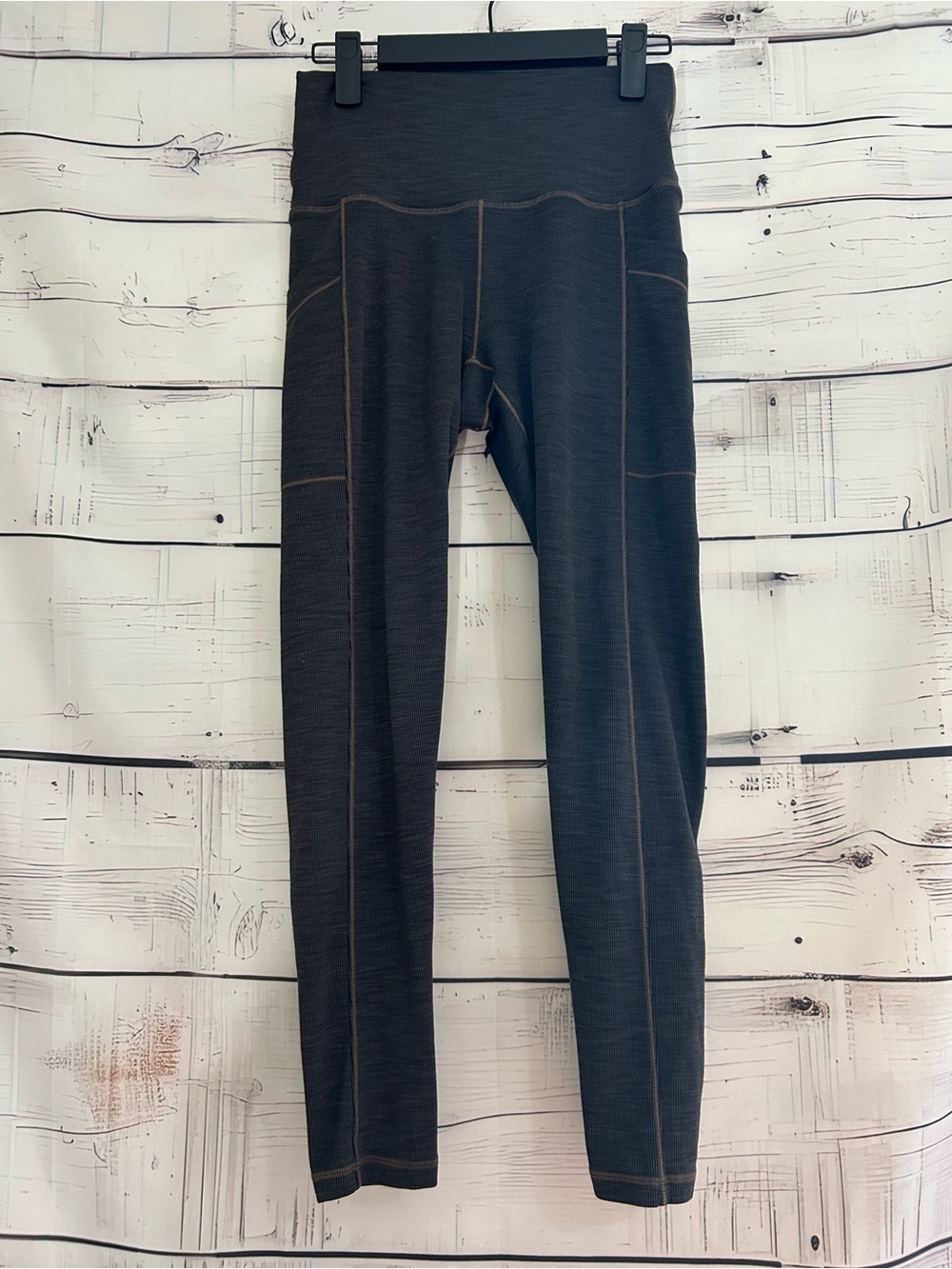 prAna Women’s Becksa 7/8 Legging Oak Barrel Heather Brown Size S Small